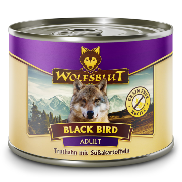 Wolfsblut konz. Black Bird Adult 200g - krůtí s batáty