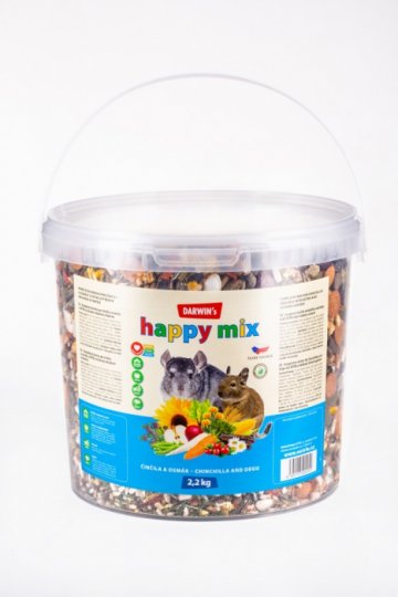 DARWIN's - činčila & osmák happy mix 2,2kg