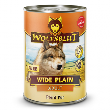 Wolfsblut konz. Wide Plain Adult 395g - kůň