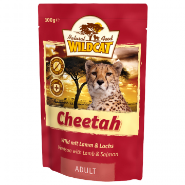 Kapsička Cheetah 100g - divočák a losos