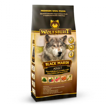 Wolfsblut Black Marsh Adult 12,5kg - bůvol a dýně