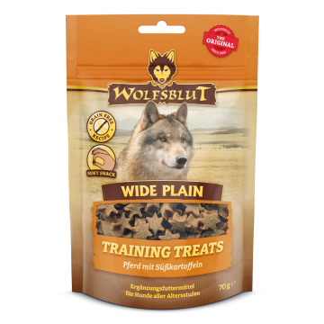 Wolfsblut Training Treats Wide Plain 70g - kůň