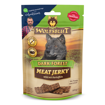 Wolfsblut Jerky Dark Forest 80g - zvěřina s bramborem