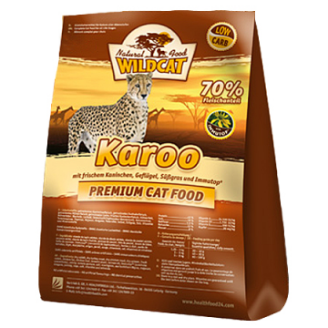 WildCat Karoo Adult 3kg - králík a kuře