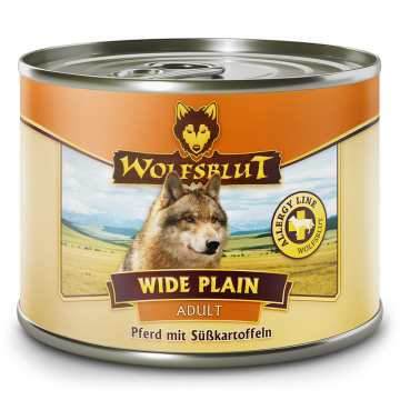 Wolfsblut konz. Wide Plain Adult 200g - kůň s batáty