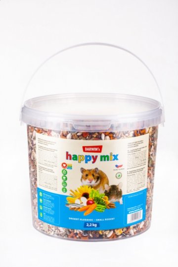 DARWIN's - drobný hlodavec happy mix 2,2kg