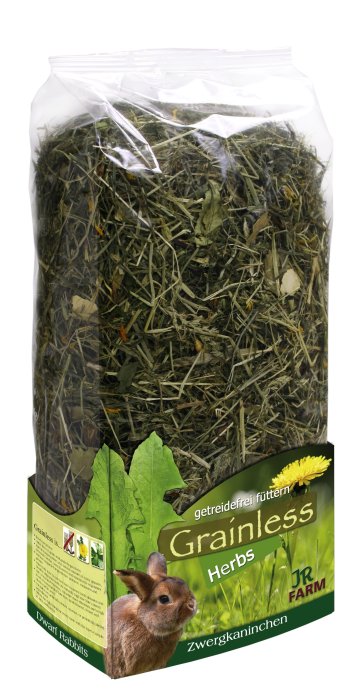 JR Farm Zakrslý králík Grainless Herbs 400 g