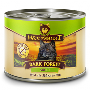 Wolfsblut konz. Dark Forest Adult 200g - zvěřina s batáty