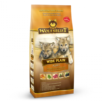 Wolfsblut Wide Plain Puppy 12,5kg - kůň s batáty