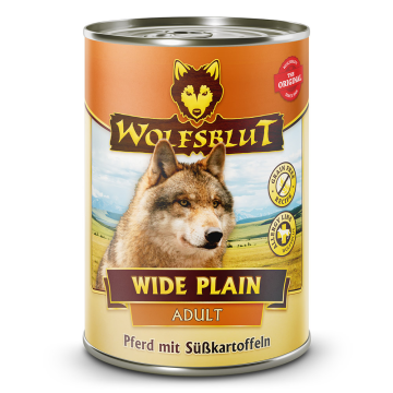 Wolfsblut konz. Wide Plain Adult 395g - kůň s batáty