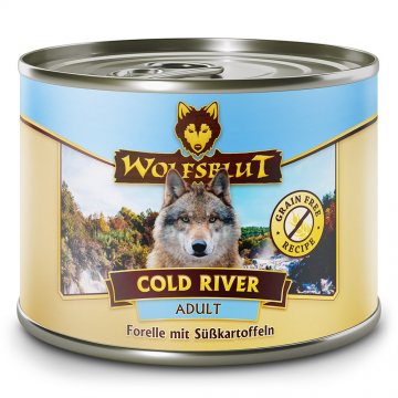 Wolfsblut konz. Cold River Adult 200g - pstruh s batáty