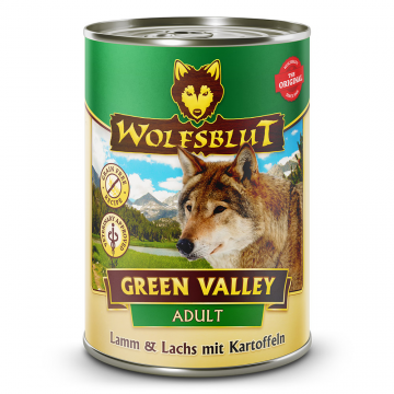 Wolfsblut konz. Green Valley Adult 395g - jehně a losos s bramborem